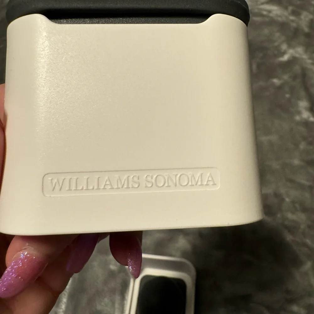 Williams Sonoma Black and White Ice Ball Mold Set